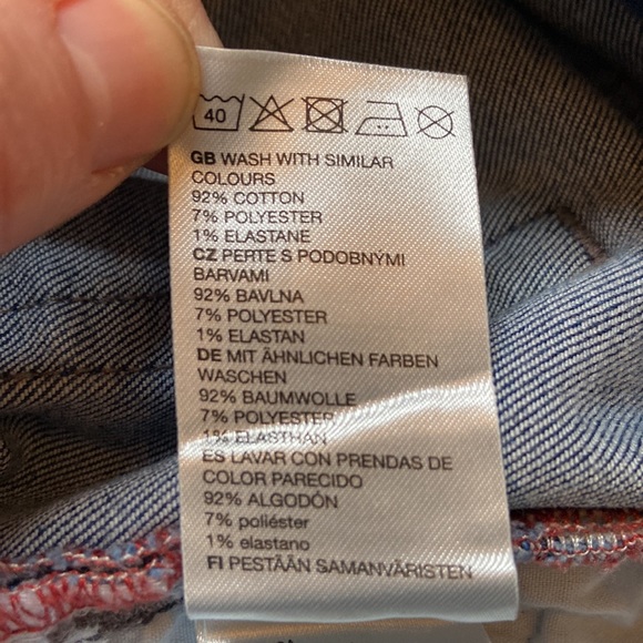 Cheap Monday High Snap Powder Blue Jeans 30/32 - Picture 12 of 12